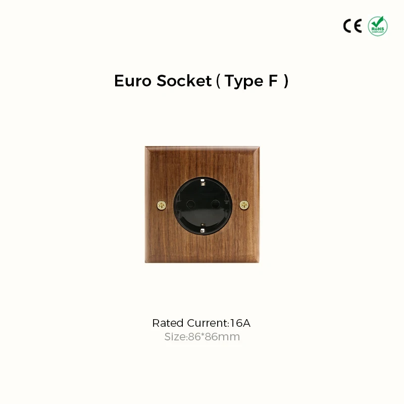 

AVOIR Антикварные черные деревянные переключатели 220В