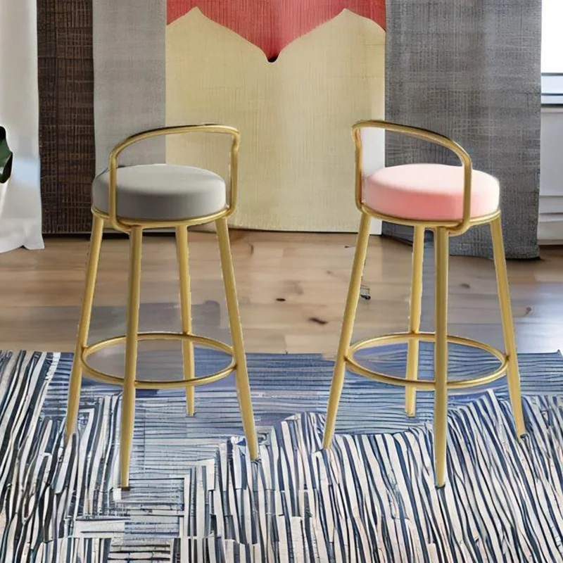 Барный стул Island роскошные стулья со спинкой для гостиной металлические высокие