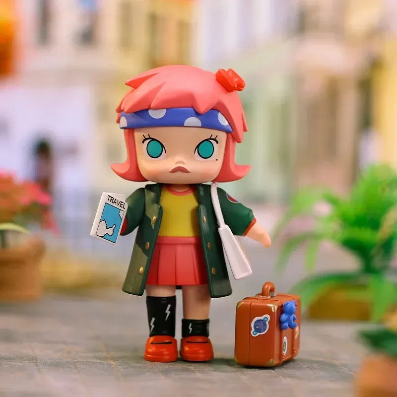 Фото POP MART MOLLY Imaginary Wandering Series: Коллекционные фигурки-сюрпризы (Blind Box) — Милая фигурка-модель, подарок на день рождения №3