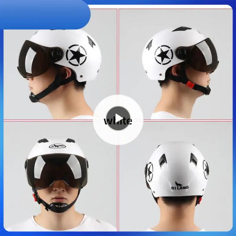 

Portable Buckle Universal Half Helmet Ease Of Use Durable Helmet Summer Helmet New Material