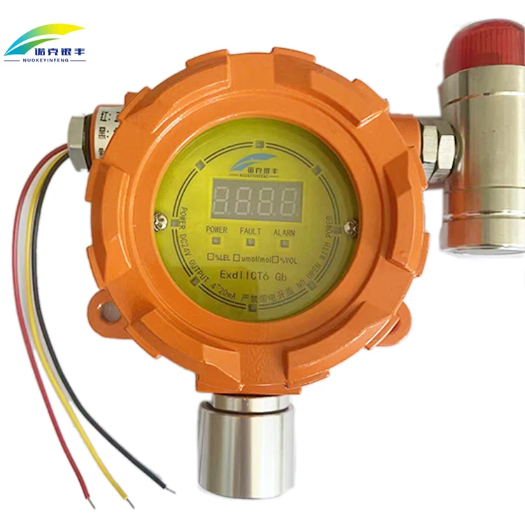 China NKYF explosion proof combustible EX, Methane CH4, biogas fixed single gas leakage detector enlarge