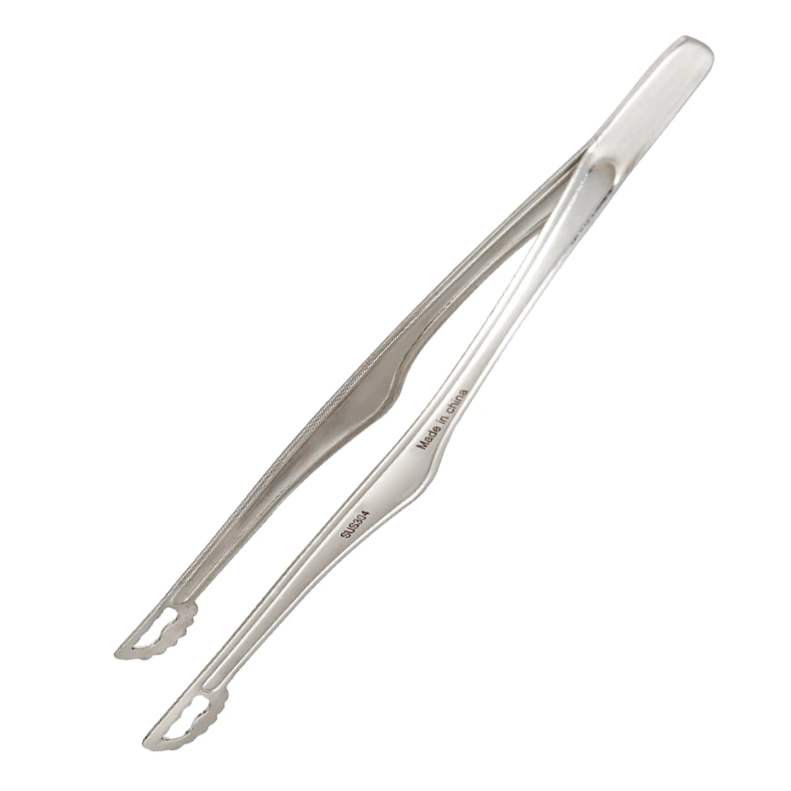 

Outdoor Camping BBQ Cooking Tongs Stainless Steel Party Frying Kitchen Tool Salad Food Grilling Non Slip Pizza Baking