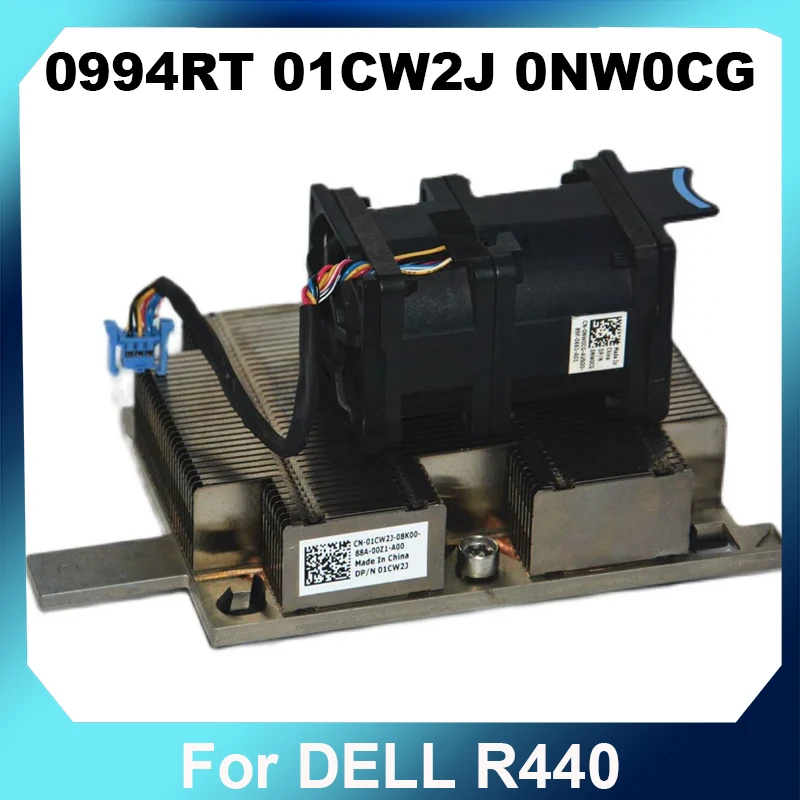 Фото 0994RT 01CW2J 0NW0CG для DELL R440, охлаждающий вентилятор, радиатор 994RT 1CW2J NW0CG, высокое качество №1