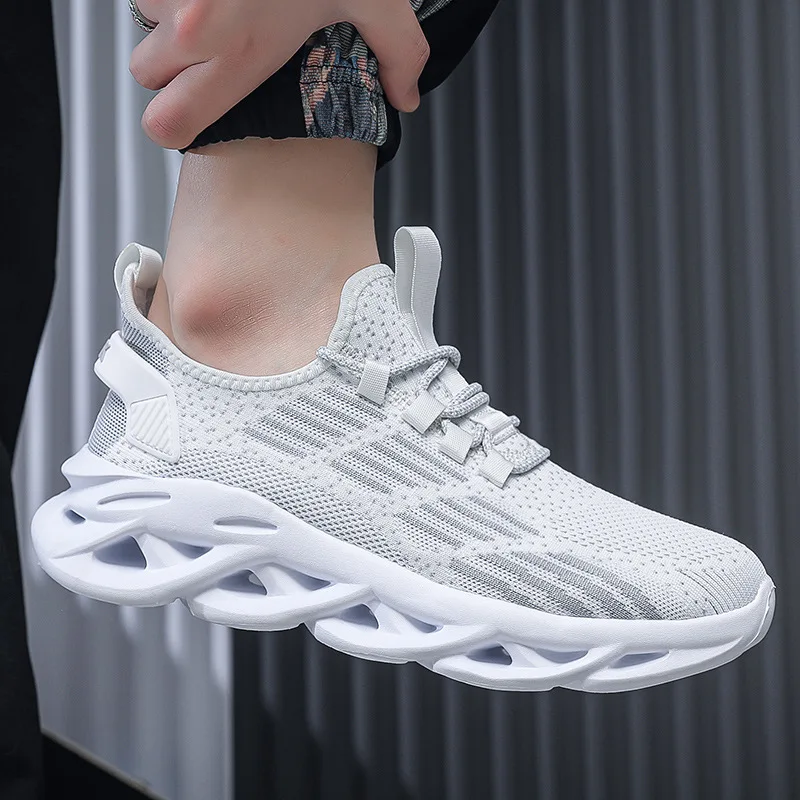 Мужские Летние 2024 Ультра-яркие Дышащие Повседневные Кроссовки Для Бега И Фитнеса