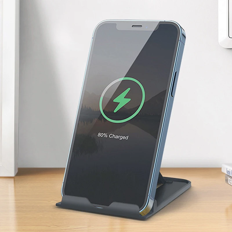 1 шт. складной магнитный держатель для беспроводного зарядного устройства Iphone