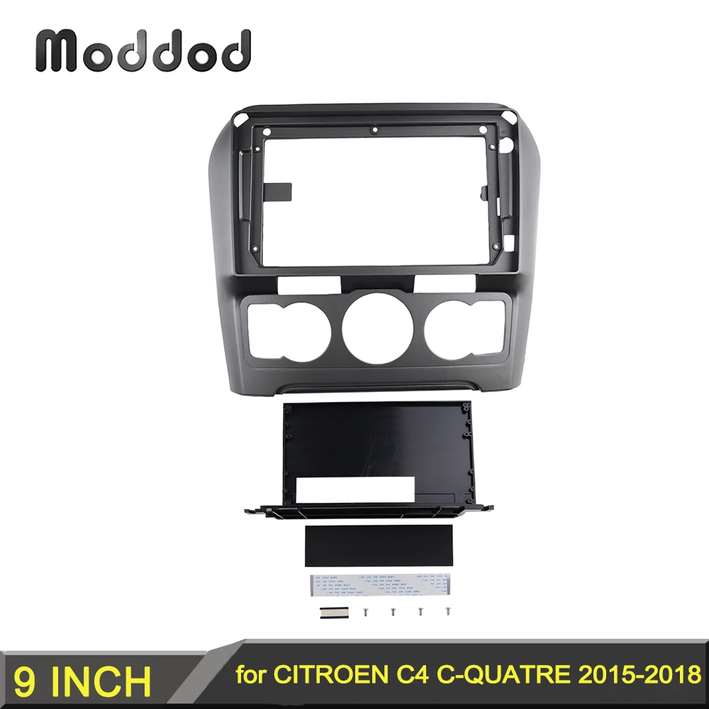 

Radio Fascia Frame for CITROEN C4 C-QUATRE 2015-2018 Stereo GPS DVD Player Install Panel Surround Trim Face Plate Dash Mount Kit