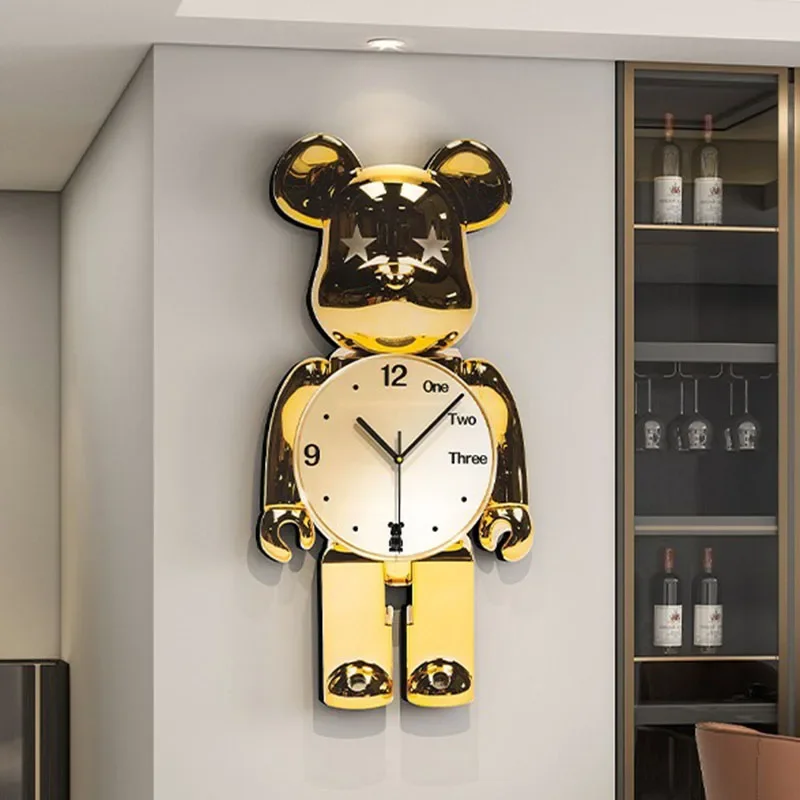 Современные настенные часы простые креативные бесшумные украшения для