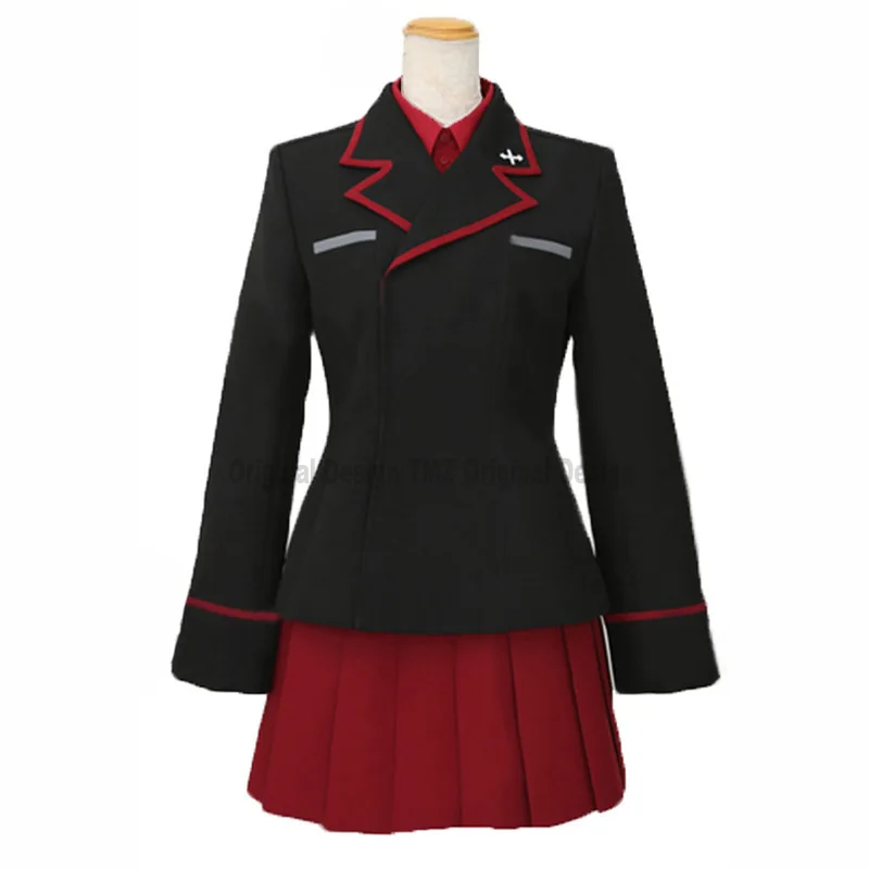 Косплей Костюм Nishizumi из аниме Girls Und Panzer Maho с шапкой униформы костюмы на Хэллоуин