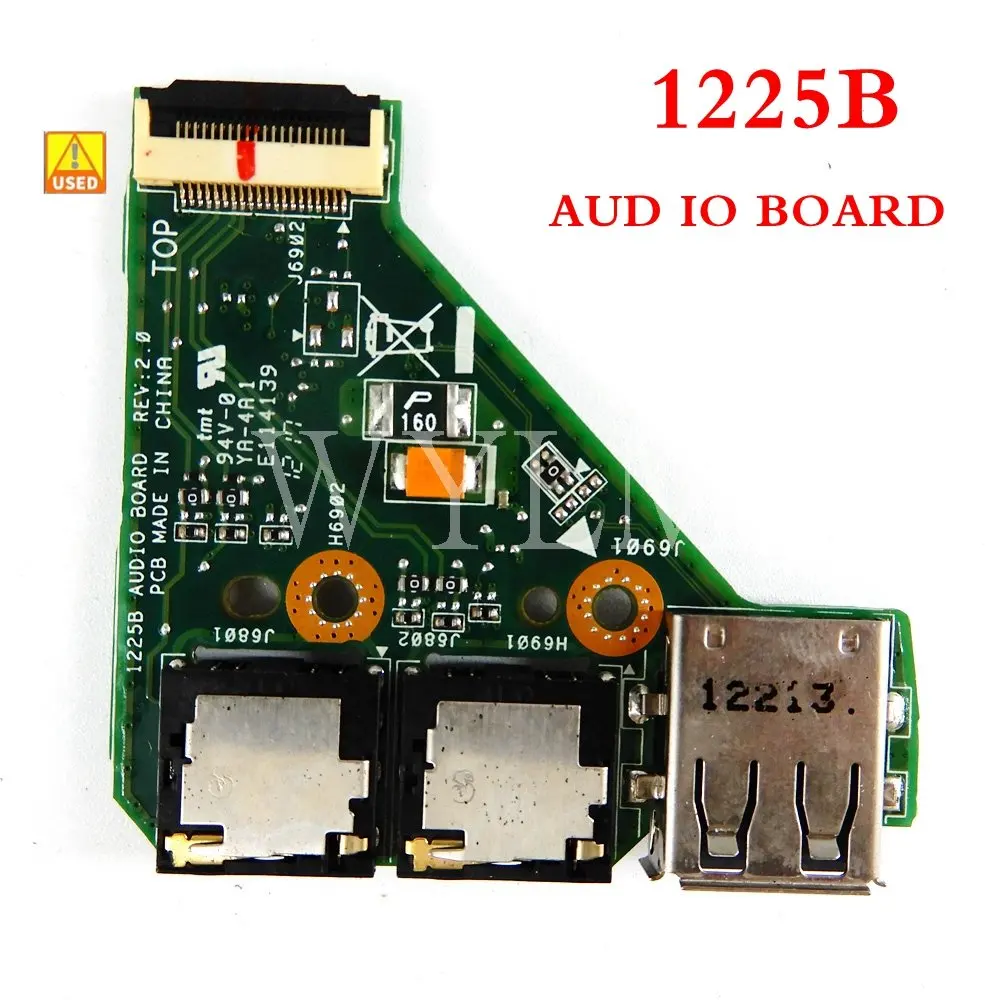 Б/у аудиоплата 1225B REV2.0 для ASUS 1225 1225B 1225C, аудиоплата, USB плата, плата ввода-вывода Б/у аудиоплата 1225B REV2.0 для ASUS 1225 1225B 1225C, аудиоплата, USB плата, плата ввода-вывода