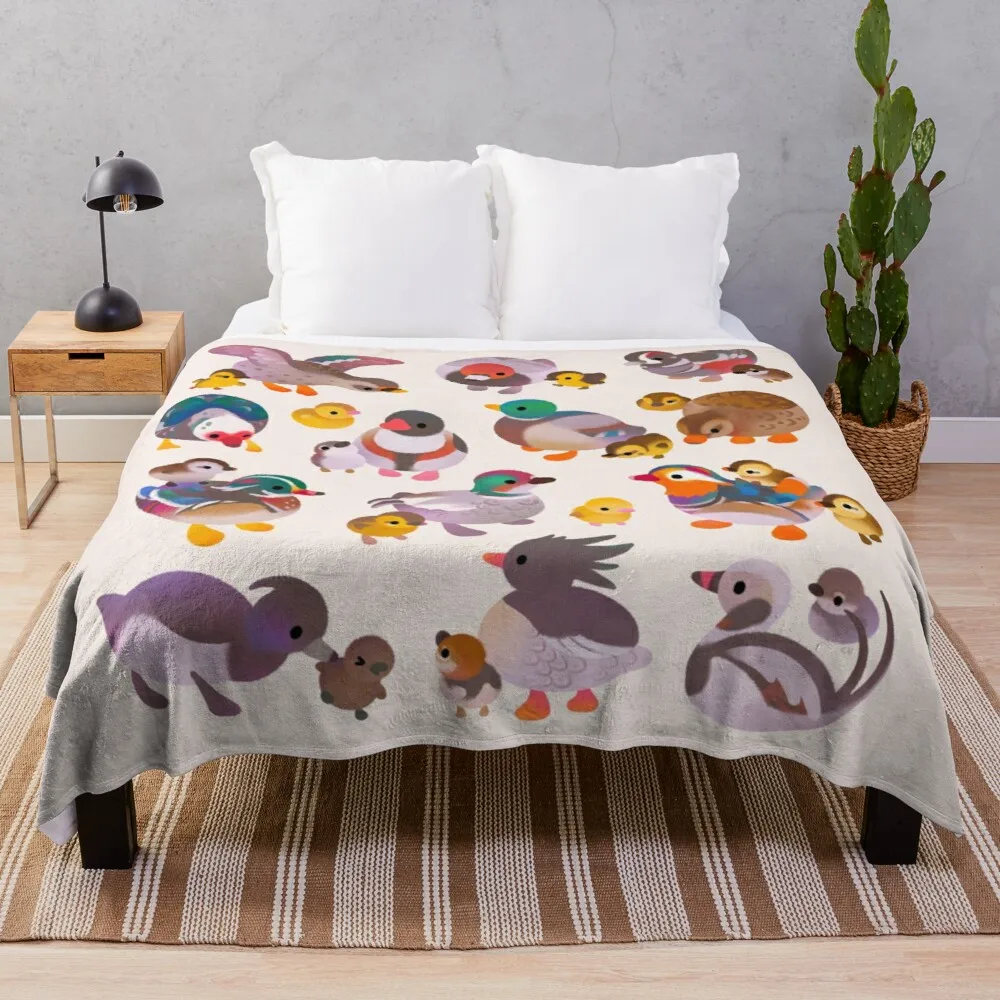 

Blanket Luxury For Sofa Bungou Stray Dogs Couch Soft Blanket Fashion Duck And Duckling Throw Blankets