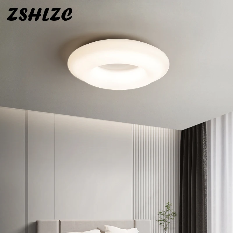

Modern Led Ceiling Chandeliers For Living Room Bedroom Shop Office White Dining Kitchen Ceiling Lamps Indoor Dimmable Fixtures