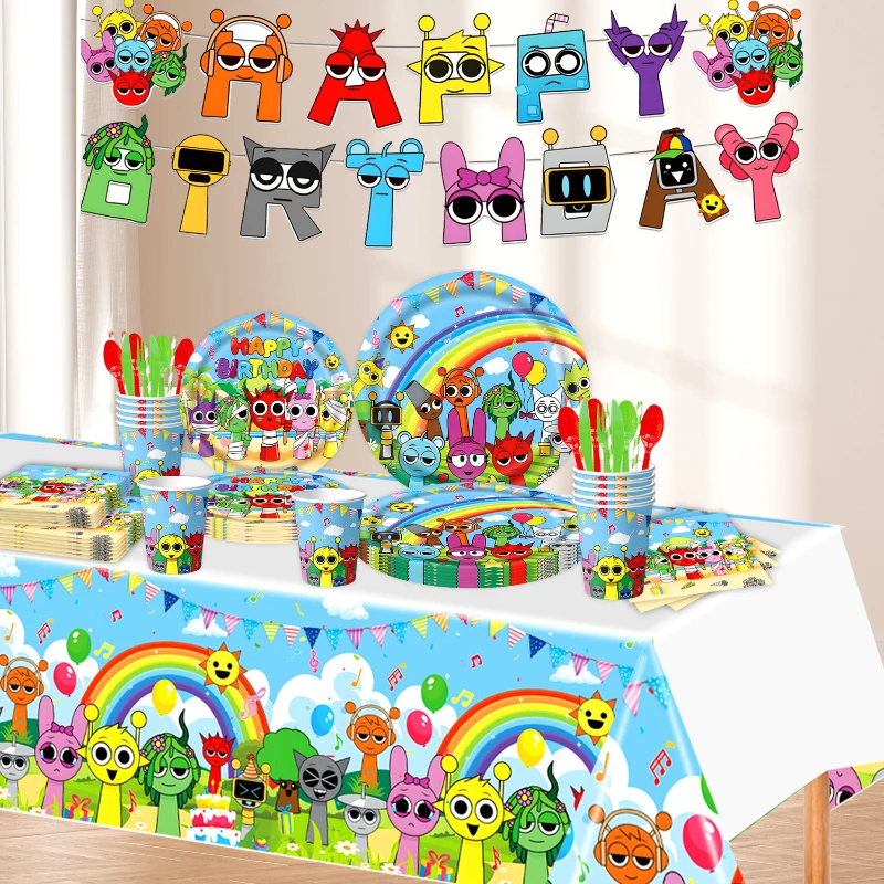 Sprunki украшение для дня рождения