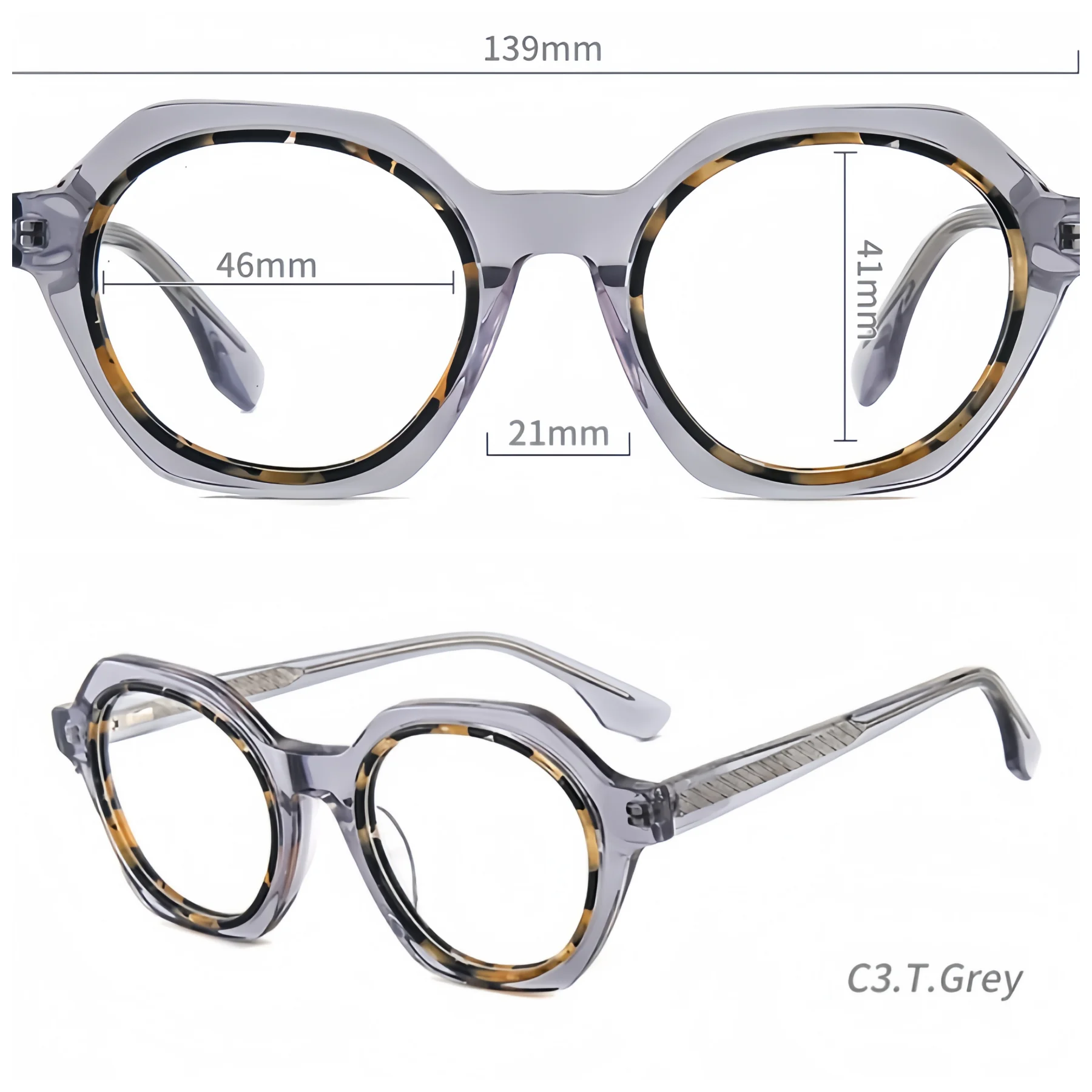 Новая ацетатная высококачественная оправа для очков чтения модная мужская ретро