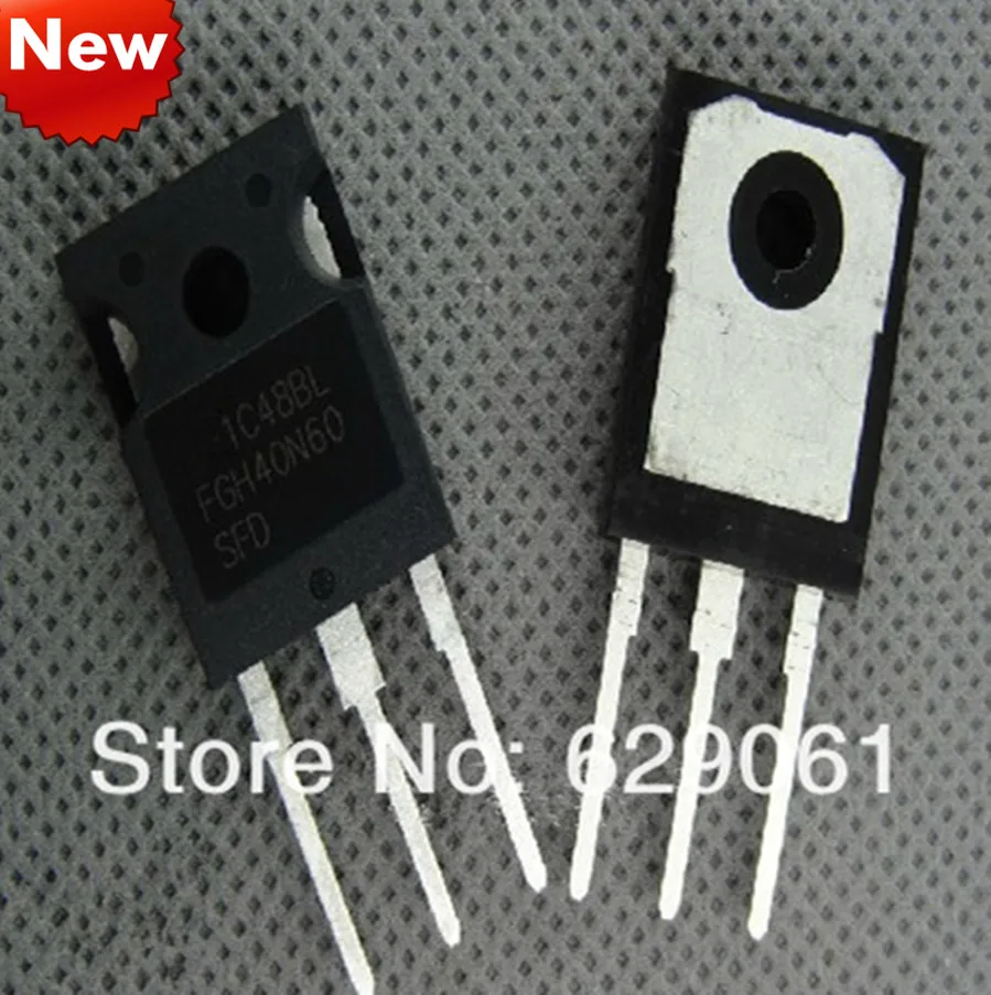 

10pcs New FGH40N60SFD IGBT tube with damping 40A600V TO247