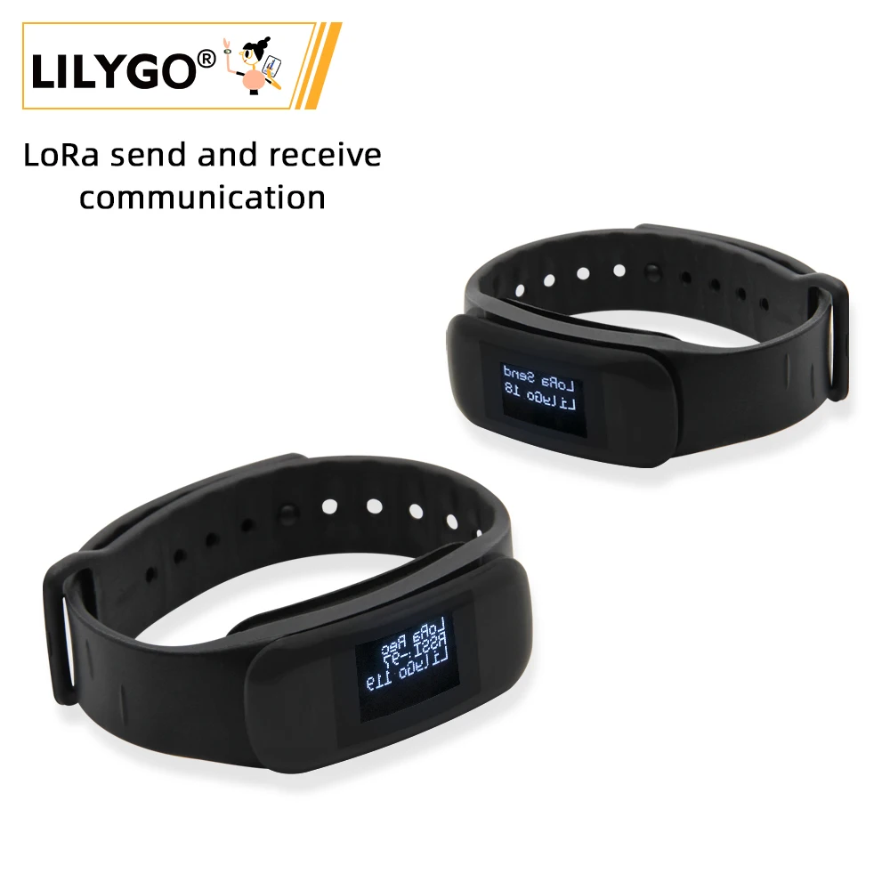 

LILYGO® TTGO T-Impulse Wristband LoRa 868MHZ LoW Power Transceiver GPS OLED STM32 Programmable Watch S76G CXD5603GF GNSS Module