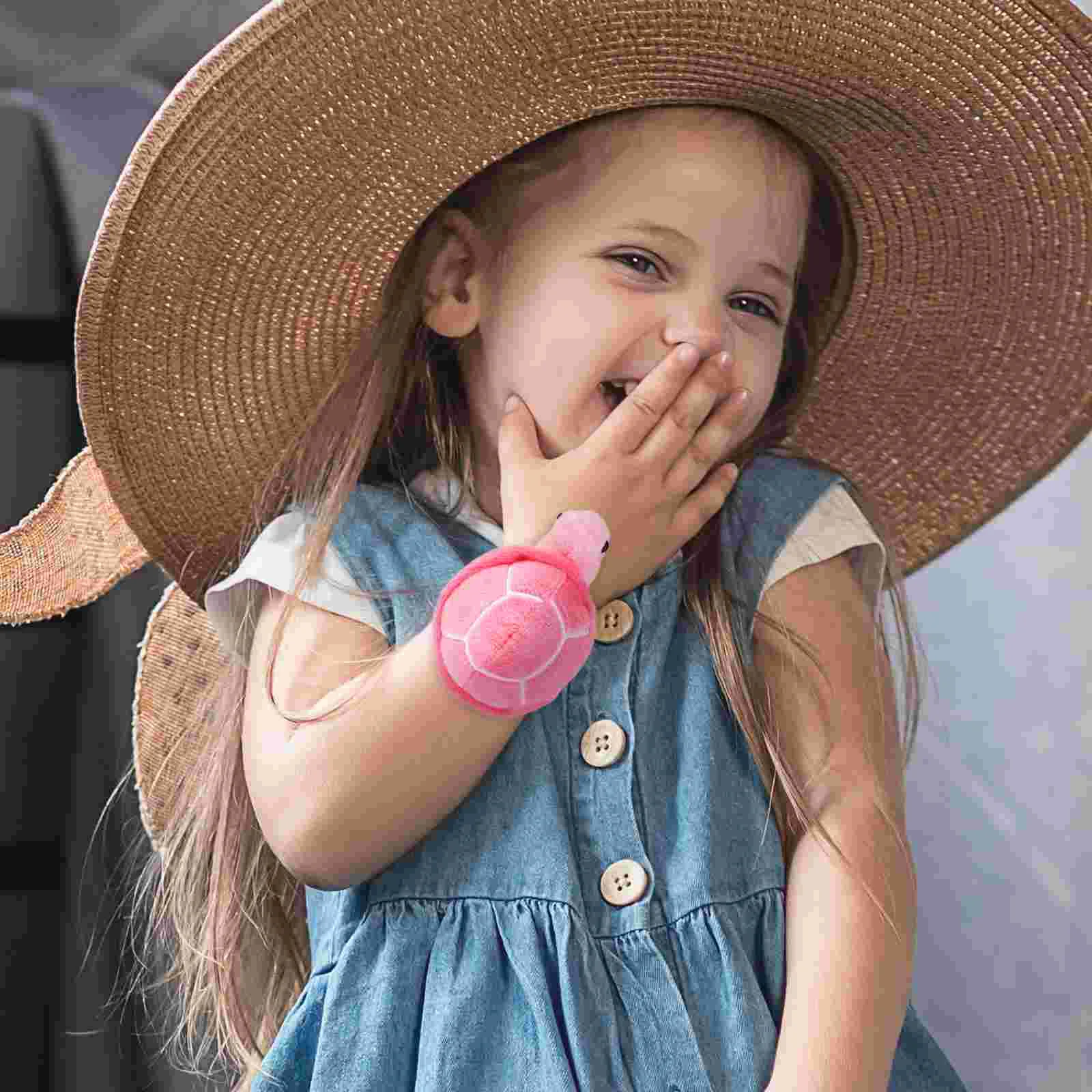 6 шт. плюшевые кольца с изображением горной черепахи набор чучело браслет