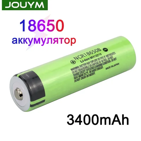 Литий-ионный аккумулятор NCR18650B 3400 мАч