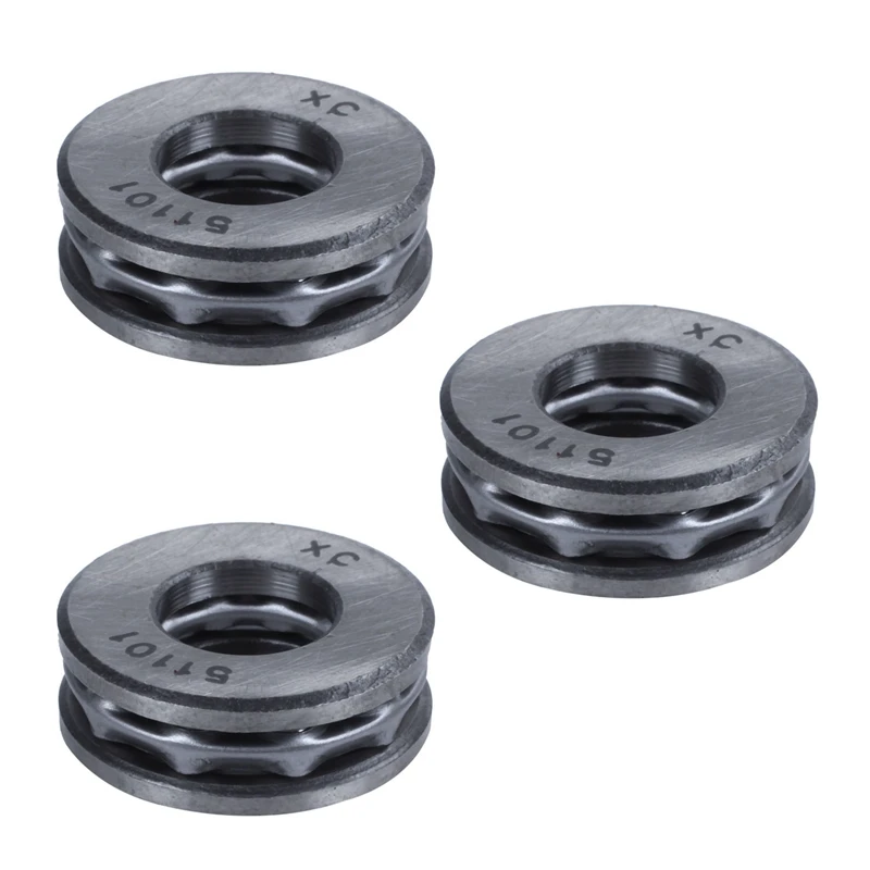 

3X 51101 Thrust Ball Bearing, 12 X 26 X 9 Mm