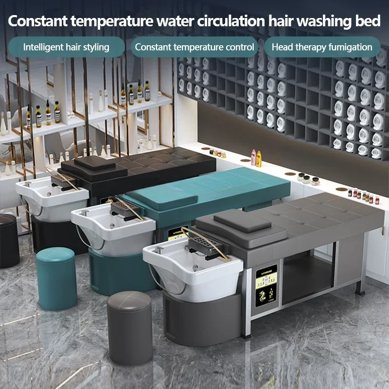 Японская кровать для шампуня головы спа цифровой дисплей постоянная температура