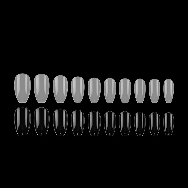 

Акриловые накладные ногти с полным покрытием, 10 размеров, 500 шт.