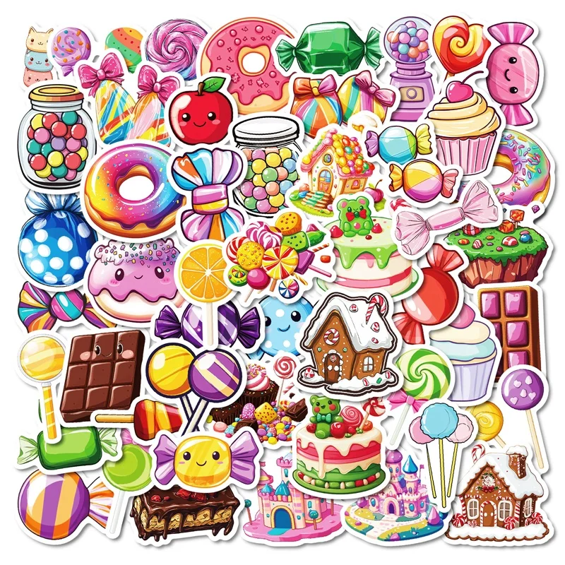 

Kawaii красочные липкие наклейки ПВХ для скрапбукинга