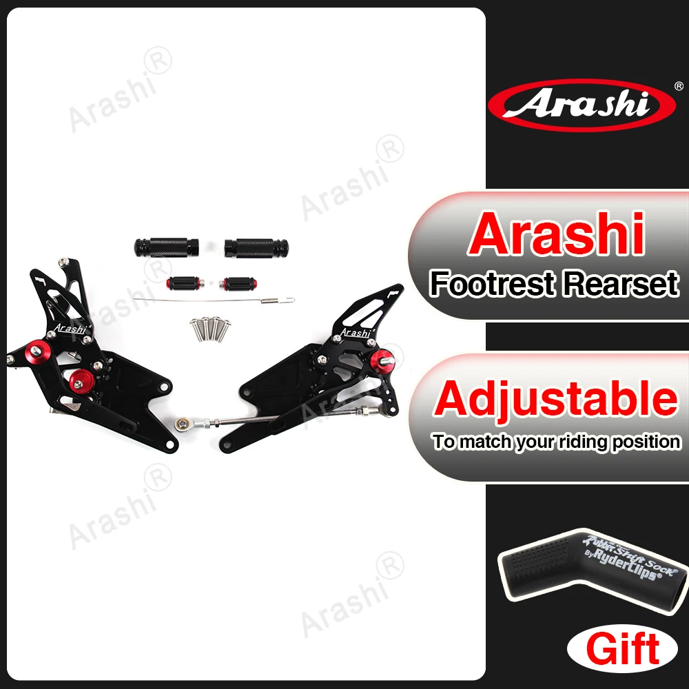 

Arashi Motorcycle CNC Adjustable Footpegs Rearset Footrests For YAMAHA MT-03 MT-25 MT03 MT25 2015-2021 2016 2017 2018 2019 2020
