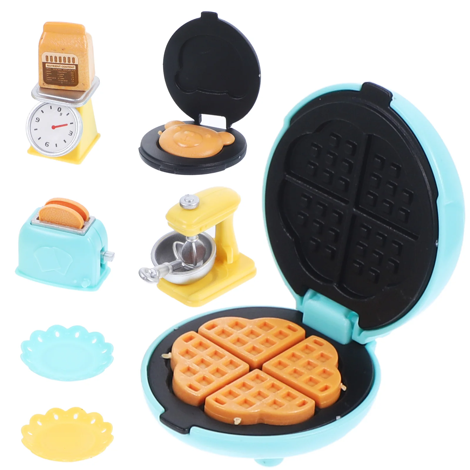 

Home Decor Dollhouse Cooker Toy Accessories Set Miniature Kitchenware Plastic Children Accessory Bakery Toys Kids Micro Scene