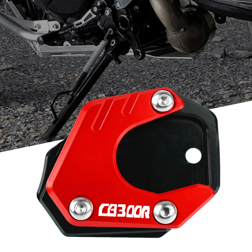 

Motorcycle FOR HONDA CB300R 2018-2021 2019 2020 CB 300 R CB300 R Aluminum Kickstand Plate Extension Pad Side Stand Enlarger 21