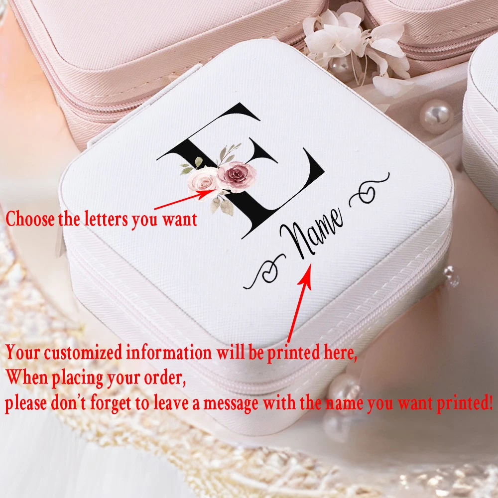 Персонализированные шкатулки для ювелирных украшений путешествий оригинальные