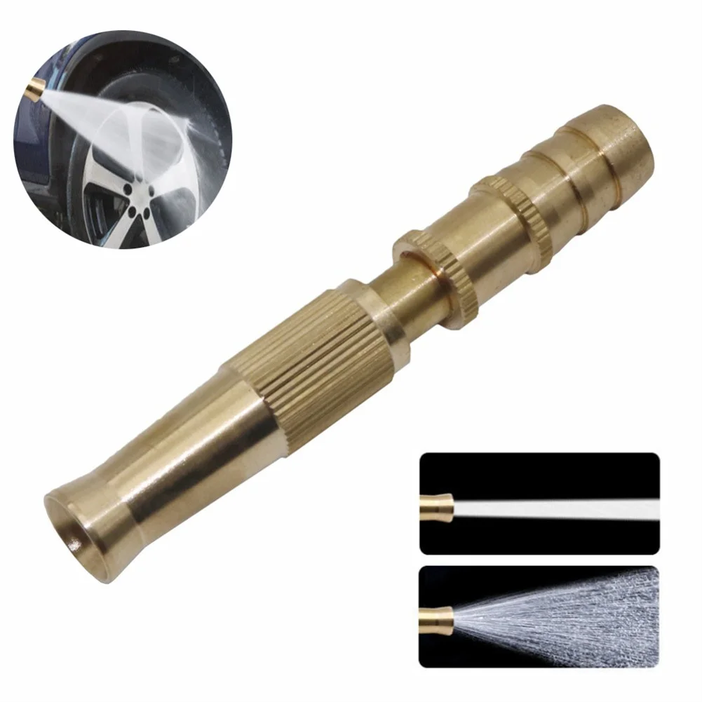 

Brass High Pressure Washer Spray Nozzle Brass Sprayer Water Gun Adjustable Connector Hose Fitting Hose Sprayer Connector