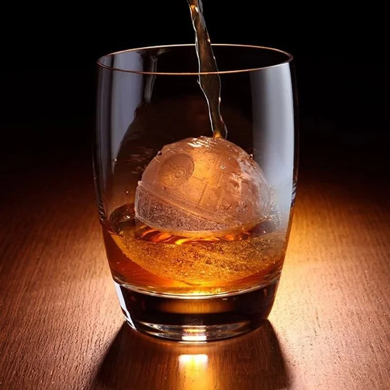 Лидер продаж креативная силиконовая форма Звезда смерти из синих войн круглая