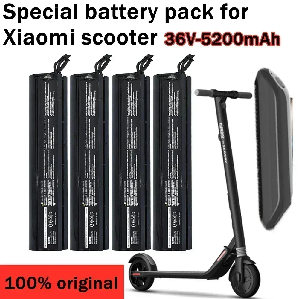 2022 Оригинальный аккумулятор 36 В 5200 мАч для скутера Ninebot Segway ES1/ES2/ES3/ES4 внутренний в