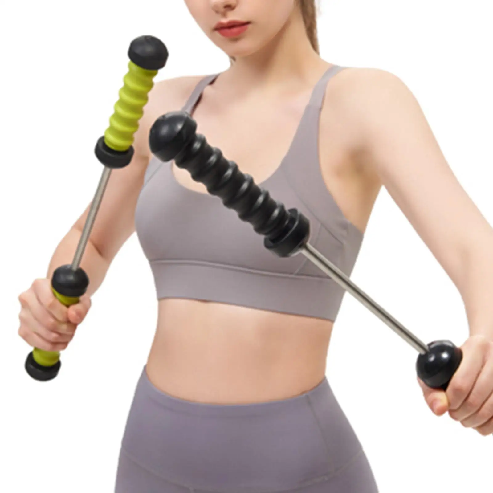 

Arm Power Exerciser Muscle Pulling Heavy Duty Back Puller Power Bar Resistance Exercise Bands for Muscle Builder Gym Women Men