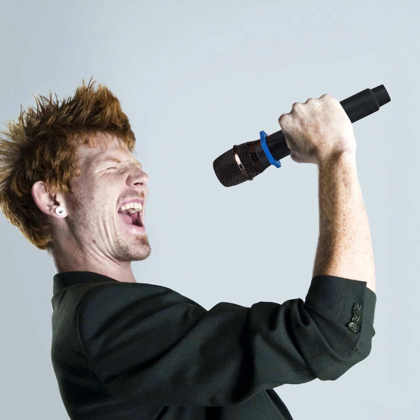 5 шт. силиконовая подставка для микрофона противоскользящее круглое кольцо