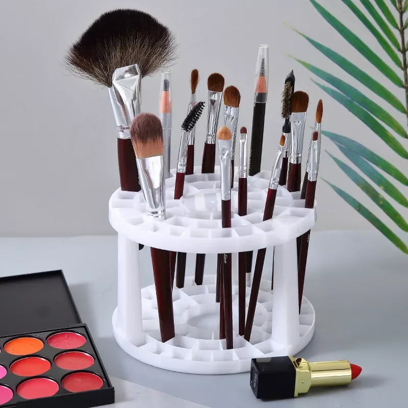 

Simple Portable Eyebrow Pencil Eyeliner Brush Hanger Make-up Tool Penholder for Makeup Brush Holder Desk Organizer