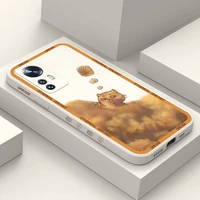 cute rabbit cat phone case for xiaomi mi 12 12x 11 lite ultra 11t 10t 9t pro lite 10 10s 9 8 lite pro poco m3 f3 x3 pro cover