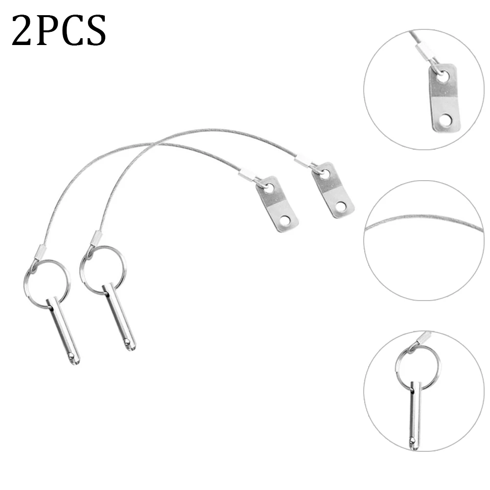 

Kits Quick Release Pin With Lanyard 1/4\\\" 2pcs/Set 316 Stainless Steel
