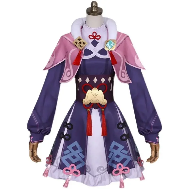 Игра Genshin Impact Liyue Geo Yunjin Косплей Костюм Полный комплект