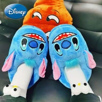 disney stitch plush cotton slippers womens bags and home furnishing indoor winter warm slippers