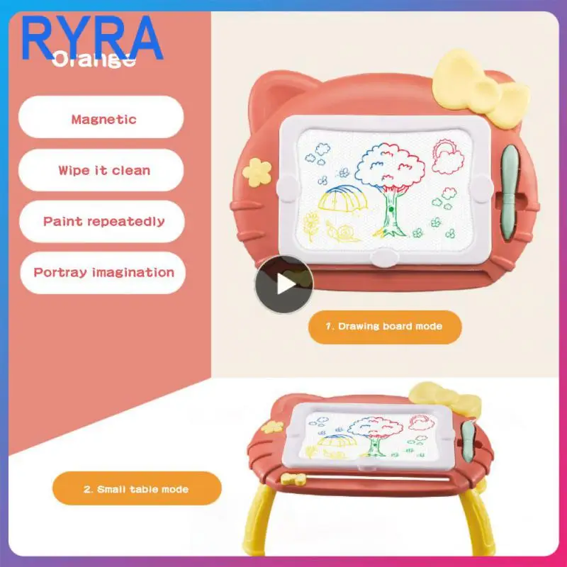 

Children's Educational Drawing Board Erasable Bracket Magnetic Writing Board Baby Early Education Drawing For Kid Toddlers Child