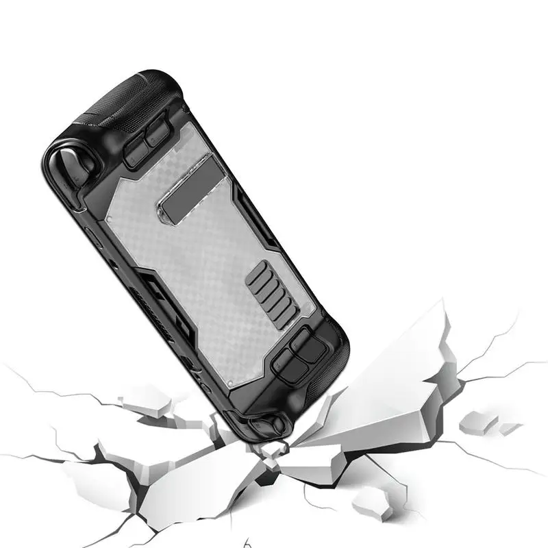 

Пыленепроницаемый защитный чехол для игровой консоли, противоударный портативный защитный чехол для палуб Steam, аксессуары с магнитной подс...