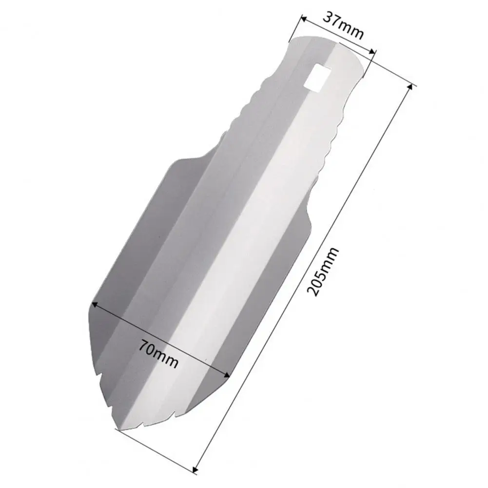 Прочная титановая Лопата для кемпинга компактная садовая лопата в форме