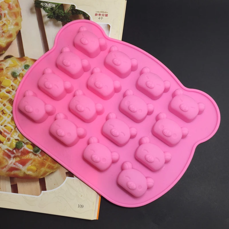 1 шт. 16 милых силиконовых форм с медведем коалы инструменты для украшения торта