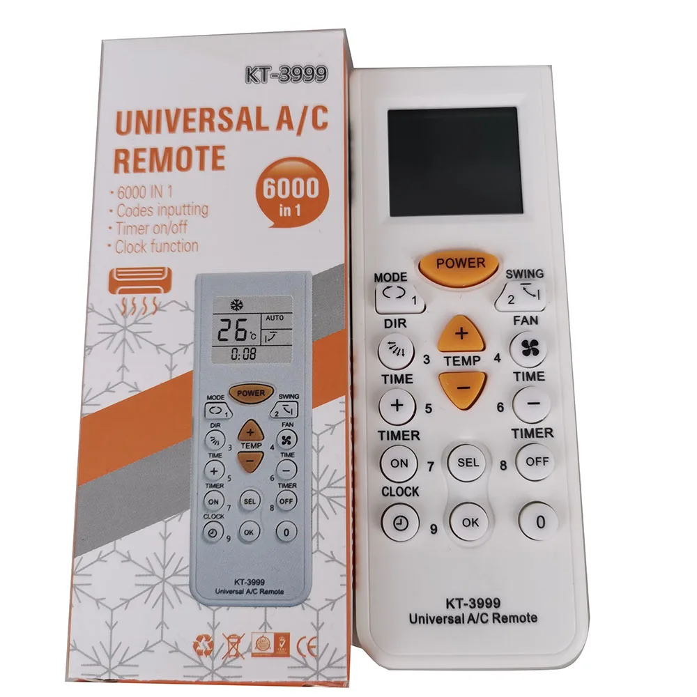 

Universal A/C Remote KT-3999 Air Conditioner Remote control