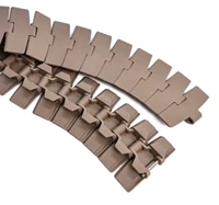 1meters 880tab k450 width114 3mm plastic turning chain plate conveyor belt hook chain plate