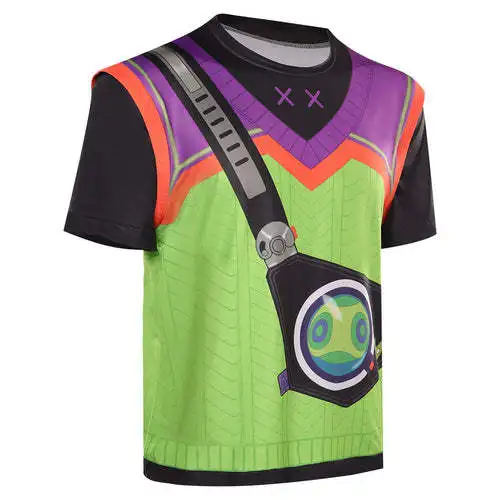 Мужской Костюм Для Косплея Valorant Heiko Летний Топ С Короткими Рукавами Повседневная