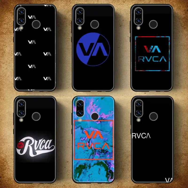 

Luxury RVCA Brands DIY Phone Case For Huawei P20 30 40 Pro Mate 20 30 40 Pro Honor 10 V9 10