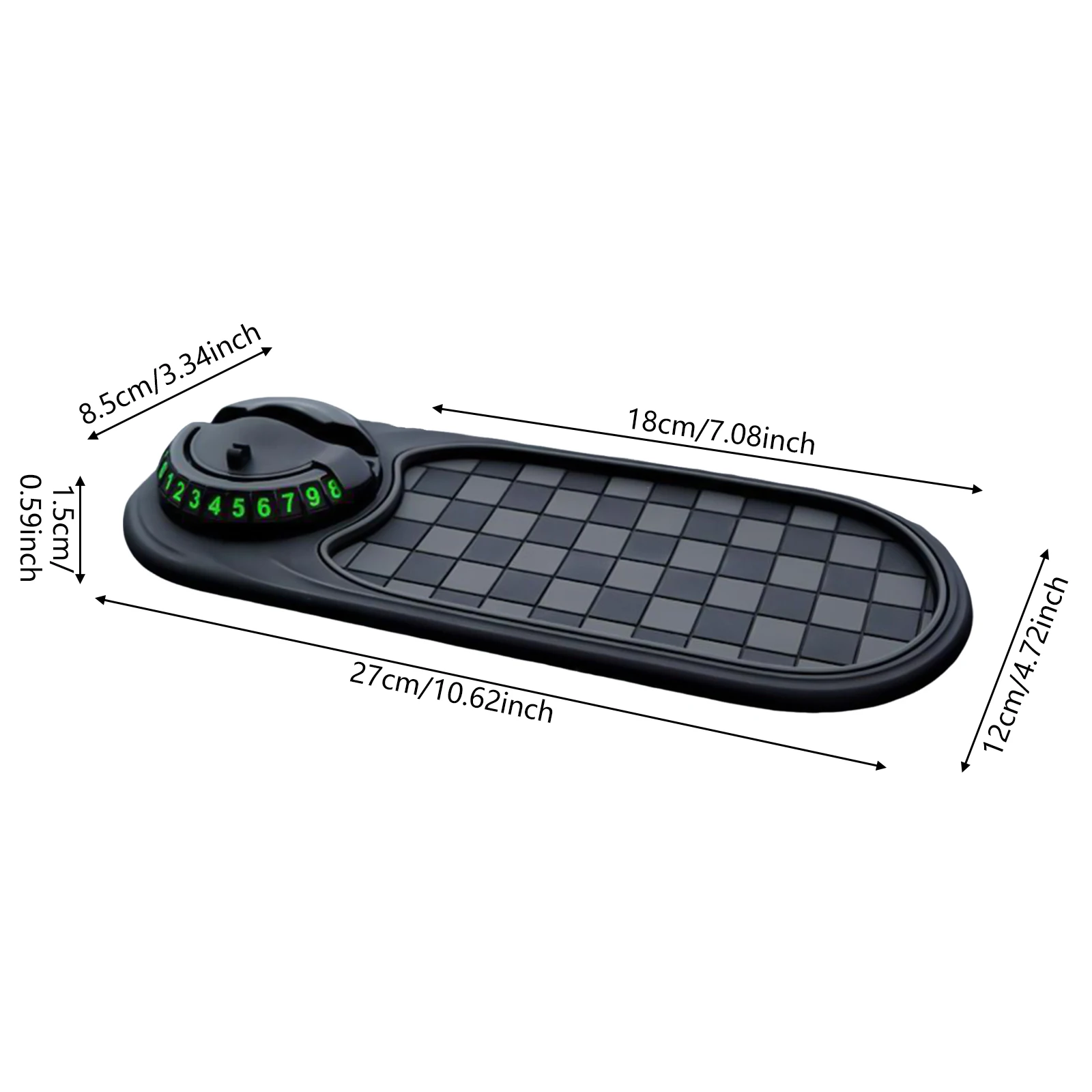 

Многофункциональный автомобильный противоскользящий коврик-органайзер для приборной панели: держатель для телефона, ключей, очков, аксессуары для интерьера автомобиля