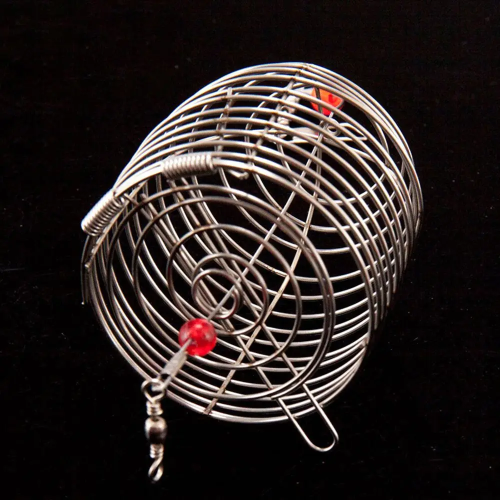 Маленький держатель аксессуары для снастей ловушка кормушка рыбалки клетка