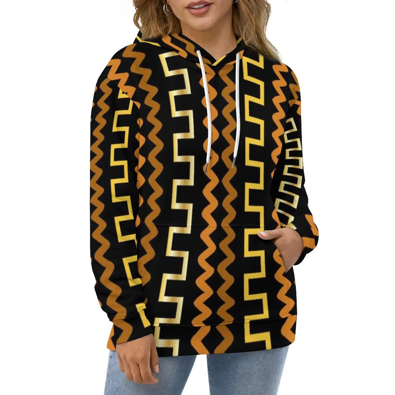 

Толстовка с капюшоном в стиле «хип-хоп», с длинным рукавом